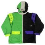 ショッピング仮面ライダーW 中古アウターウェア 仮面ライダーW(サイクロンジョーカー) ナイロンジャケット グリーン×ブラック Lサイズ 「仮面ラ