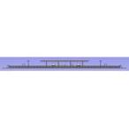 新品鉄道模型 1/150 島式ホームセット(都市型) [4273]