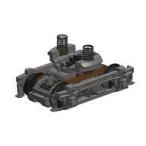 新品鉄道模型 1/150 DT12形動力台車(黒車輪) [6828]