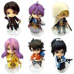 中古トレーディングフィギュア 全6種セット+BOX購入特典+特製ねんぷち台座(刀紋・金)6種セット 「