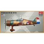 б/у пластиковая модель 1/72 FOKKER D-XXI [PM-201/PMM201]