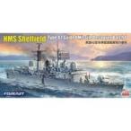  б/у пластиковая модель 1/350 Англия военно-морской флот 42 type ...bachi1 HMSshe поле [FHB3001]