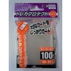 新品サプライ スモールサイズカード用「トレカプロテクト」ジャストタイプ(クリア)100枚入り