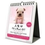 中古カレンダー 人生はワンチャンス! 2021年度カレンダー