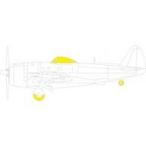  б/у краска * инструмент 1/48 P-47N покраска маска наклейка ( красный temi- для ) [EDUEX893]