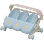 新品おもちゃ みつごちゃんベビーカー 「シルバニアファミリー」