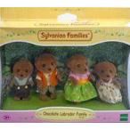 中古おもちゃ Chocolate Labrador Family -チョコレートラブラドールファミリー- 「シルバニアファミリー」