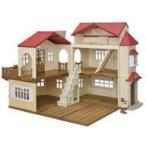 中古おもちゃ 赤い屋根の大きなお家 -屋根裏はひみつのお部屋- 「シルバニアファミリー」