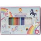  б/у игрушка цвет покрытие набор наклеек Unicorn 