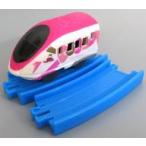  б/у игрушка Hello Kitty Shinkansen ( после хвост машина )+ искривление линия направляющие 2 шт [ Capsule Plarail популярный человек Shinkansen большой набор сборник ]