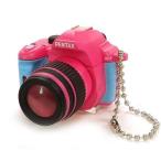 中古キーホルダー・マスコット(キャラクター) ピンク×アクア 「PENTAX K-r ミニチュアマスコット」