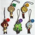 中古ストラップ(キャラクター) [単品] ラバーストラップ5種セット 「PSPソフト AMNESIA CROW
