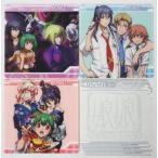 中古小物(キャラクター) A.集合(4人)/男キャラ/女キャラ クリアジャケットスリックセット 「マクロスF」