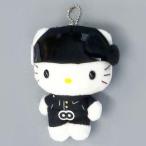 中古キーホルダー・マスコット(男性) ハローキティマスコット(ブラックレンジャー) 「セブンイレブン×エイトレンジャー2(関