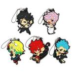 中古ストラップ(キャラクター) 集合 ラバーストラップセット(5個セット) 「BRERAK OUT Presents 幕末Rock