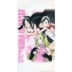 中古タペストリー 八重＆マリアベル＆じゅり(ピンク) マルチクロス 「夜桜四重奏 〜ハナノウタ〜」