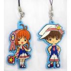 中古ストラップ(キャラクター) Cセット(さくら/小狼) ラバーストラップセット(2個セット) 「カードキャプターさくら原画展」