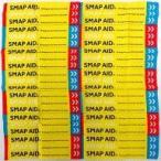 中古タオル・手ぬぐい(男性) [単品] SMAP ハンカチ 「CD SMAP AID(しあわせのYELLOW-AID)」 同梱品