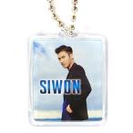 中古キーホルダー・マスコット(男性) シウォン 「SUPER JUNIOR GACHA クリアホルダー Blue World V