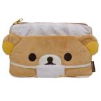 中古バッグ(キャラクター) リラックマ マスクポーチ(内生地水玉柄) 「リラックマ」