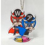 中古キーホルダー・マスコット(男性) 神谷浩史＆小野大輔(超人Wアンコールマン) 台座付きDGSキャラクタートレー