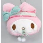 中古バッグ(キャラクター) 5.マイメロディ 顔型ポーチ 「サンリオ当りくじ マイメロディ当りくじ」