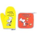 中古生活雑貨(キャラクター) 6.スヌーピー ミトン＆鍋敷き 「サンリオ当りくじ PEANUTS(SNOOPY)当りくじ ビーグルシェ