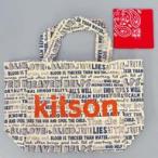 ショッピングkitson 中古バッグ(キャラクター) 各話タイトルロゴ バンダナ付きコラボトートバッグ大(ネイビー) 「TIGER＆BUNNY×kitson」