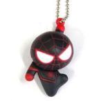 中古キーホルダー・マスコット(男性) スパイダーマン(マイルス・モラレス) 「スパイダーマン プラプラ スイングマスコット」