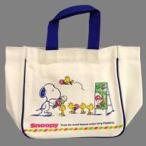 中古バッグ(キャラクター) スヌーピー＆ウッドストック ミニバッグ ブルー 「PEANUTS(SNOOPY