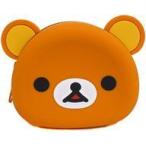 中古バッグ(キャラクター) リラックマ(口あけ) フェイス型シリコンポーチ 「リラックマ」