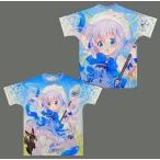 中古Tシャツ(キャラクター) 魔法少女チノ フルグラフィックTシャツ ブルー フリーサイズ 「ご注文はうさぎです
