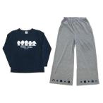 中古衣料雑貨 三条派 くつろぎルームウェア ネイビー×グレー Mサイズ 「刀剣乱舞-ONLINE-」 しまむら限定