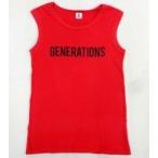 中古ポロシャツ・ワークシャツ(男性アイドル) GENERATIONS ノースリーブTシャツ レッド 「GE