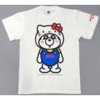 中古Tシャツ(男性アイドル) AAA え〜パンダ×ハローキティコラボTシャツ ホワイト Mサイズ