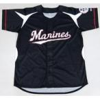 中古衣類その他(男性アイドル) 千葉ロッテマリーンズ 千葉ロッテビジターブラックユニフォーム(レプリカ) ブラ