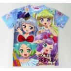 中古Tシャツ(キャラクター) パーティ柄 フルグラフィックTシャツ ホワイト Mサイズ 「アイドルタイ