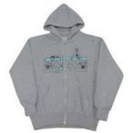 中古アウターウェア(男性アイドル) キヨ キヨ猫パーカー(ジップアップ) グレー レディースサイズ 「『LEV