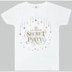 中古Tシャツ(キャラクター) ロゴ Tシャツ ホワイト×ゴールド レディースSサイズ 「うたの☆プリン