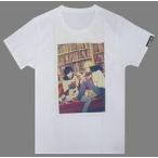 中古Tシャツ(キャラクター) アッシュ・リンクス＆奥村英二 オリジナルTシャツ ホワイト フリ