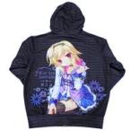 中古アウターウェア(キャラクター) 僧間理亜 フルプリントパーカー ブラック フリーサイズ 「金色ラブリ