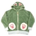 ショッピングダッフィー 中古衣類 ジェラトーニ パーカー グリーン レディースLLサイズ 「Duffy and Friends-ダッフィー＆