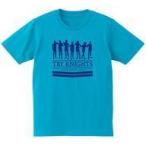 中古衣類 集合 Tシャツ ブルー メンズLサイズ 「トライナイツ」