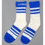 中古ソックス 三代目J SOUL BROTHERS ソックス ブルー×ホワイト Mサイズ