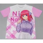 中古衣類 中野二乃 フルグラフィックTシャツ ホワイト×ピンク フリーサイズ 「五等分