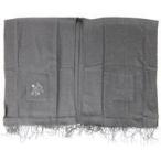 中古衣類 ニャンコ先生 2wayポンチョストール チャコールグレー 「夏目友人帳×earth music＆ecology Jap