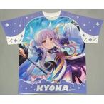 中古衣類 キョウカ フルグラフィックTシャツ パープル メンズLサイズ 「