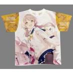 中古衣類 D.阿慈谷ヒフミ フルグラフィックTシャツ イエロー メンズLサイズ 「ブルー