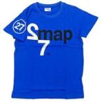 中古Tシャツ SMAP Tシャツ ブルー XSサイズ 「武器はテレビ。 SMAP×FNS 27時間テレビ SMAP