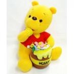  б/у мягкая игрушка Винни Пух ( мед pot * цветок ) NTT мягкая игрушка электро- .[ Винни Пух ]